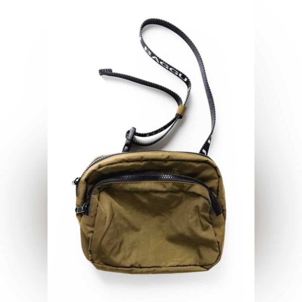 Baggu Fanny Pack KELP with White Brand Logo Lettering 9" x 7"